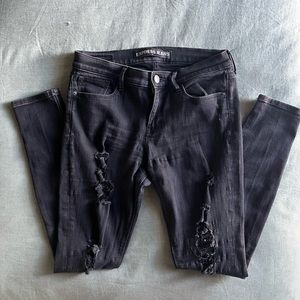 Express ~ Distressed Skinny Jeans